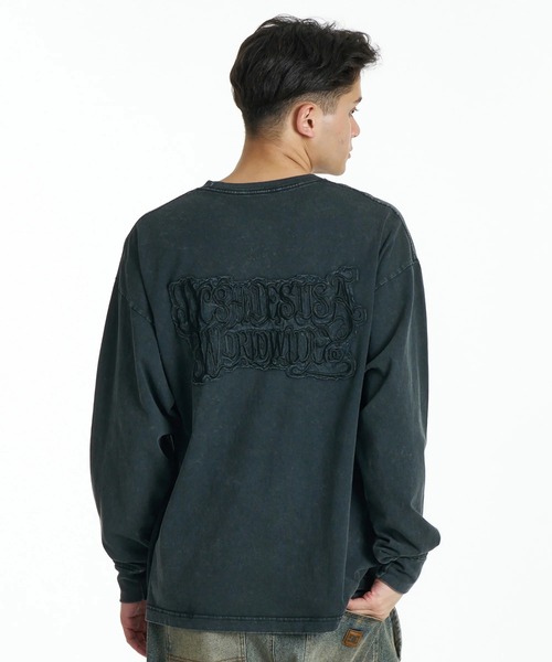 DC SHOES(ディーシーシューズ)の「DC SHOES メンズ 26 HIDDEN LS ロンT 【2026年秋冬モデル】/バックプリント長袖ロンT(Tシャツ/カットソー・メンズ・ホワイト×ブルー/ブラック×ホワイト/ブラック系その他/ホワイト系その他・MEDIUM/LARGE/X-LARGE)」の20枚目の写真