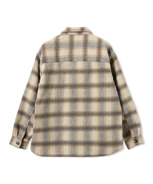 BEAMS HEART(ビームスハート)の「オンブレチェック CPO シャツジャケット(シャツ/ブラウス・メンズ・ダークグリーン/ナチュラル・SMALL/LARGE/MEDIUM)」の7枚目の写真