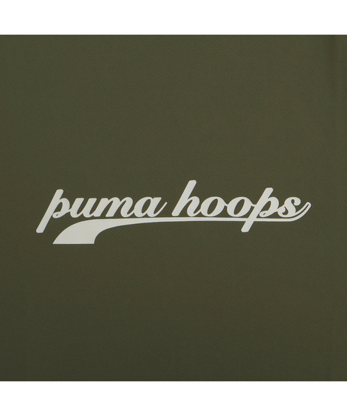 PUMA(プーマ)の「PUMA プーマ メンズ バスケットボール シンプル ビッグ ロゴ 半袖 Tシャツ(Tシャツ/カットソー・メンズ・ブラック系/アクア/モスグリーン/ホワイト・X-LARGE/LARGE/MEDIUM)」の12枚目の写真