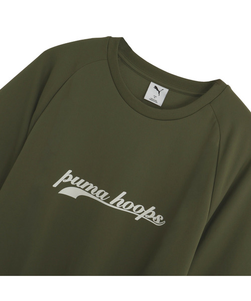 PUMA(プーマ)の「PUMA プーマ メンズ バスケットボール シンプル ビッグ ロゴ 半袖 Tシャツ(Tシャツ/カットソー・メンズ・ブラック系/アクア/モスグリーン/ホワイト・X-LARGE/LARGE/MEDIUM)」の13枚目の写真