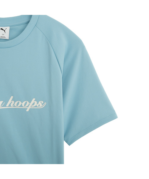 PUMA(プーマ)の「PUMA プーマ メンズ バスケットボール シンプル ビッグ ロゴ 半袖 Tシャツ(Tシャツ/カットソー・メンズ・ブラック系/アクア/モスグリーン/ホワイト・X-LARGE/LARGE/MEDIUM)」の19枚目の写真