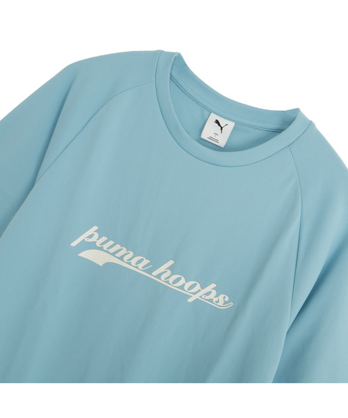 PUMA(プーマ)の「PUMA プーマ メンズ バスケットボール シンプル ビッグ ロゴ 半袖 Tシャツ(Tシャツ/カットソー・メンズ・ブラック系/アクア/モスグリーン/ホワイト・X-LARGE/LARGE/MEDIUM)」の21枚目の写真