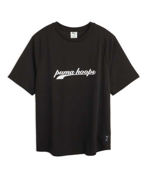 PUMA(プーマ)の「PUMA プーマ メンズ バスケットボール シンプル ビッグ ロゴ 半袖 Tシャツ(Tシャツ/カットソー・メンズ・ブラック系/アクア/モスグリーン/ホワイト・X-LARGE/LARGE/MEDIUM)」の3枚目の写真