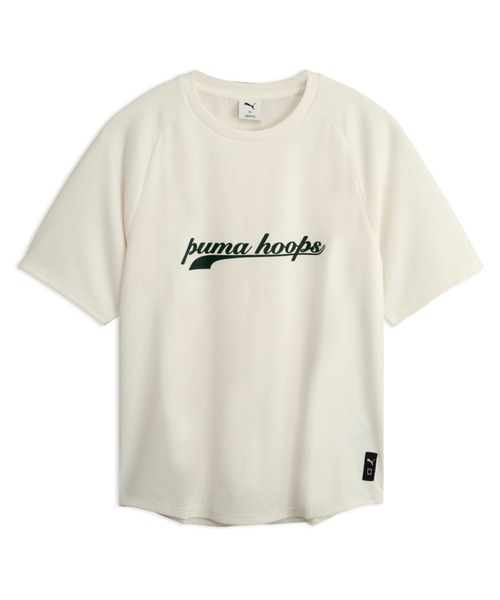 PUMA(プーマ)の「PUMA プーマ メンズ バスケットボール シンプル ビッグ ロゴ 半袖 Tシャツ(Tシャツ/カットソー・メンズ・ブラック系/アクア/モスグリーン/ホワイト・X-LARGE/LARGE/MEDIUM)」の2枚目の写真