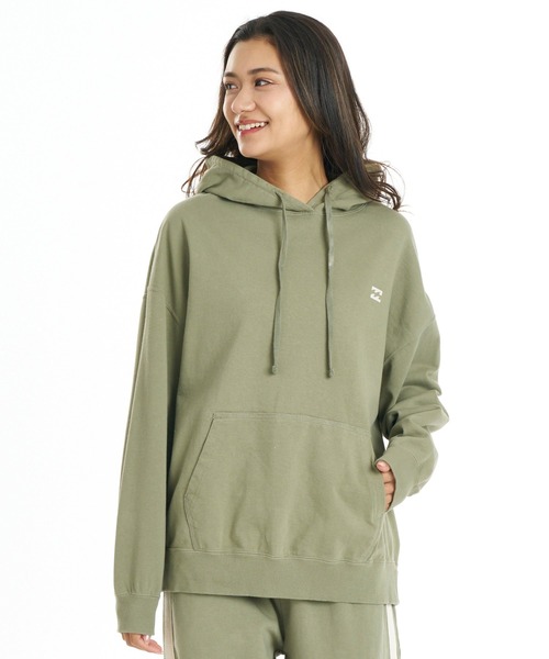 BILLABONG（ビラボン）の「BILLABONG ウィメンズ SURF CAMP HERITAGE PULL HOODIE パーカー 【2026年秋冬モデル】/ビラボンバックプリントフーディー(セットアップタイプ可能)（パーカー・レディース・イエロー系その他/ブルー系その他/エメラルド・MEDIUM）」の10枚目の写真