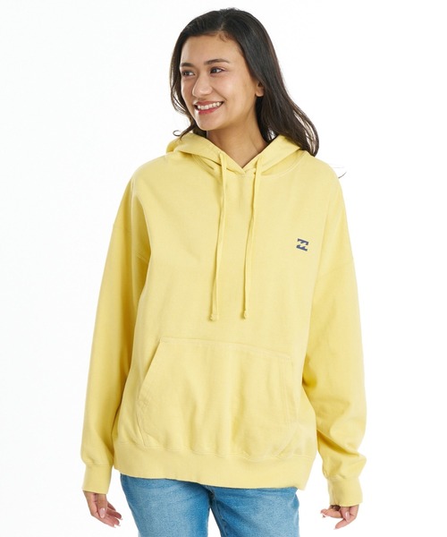 BILLABONG（ビラボン）の「BILLABONG ウィメンズ SURF CAMP HERITAGE PULL HOODIE パーカー 【2026年秋冬モデル】/ビラボンバックプリントフーディー(セットアップタイプ可能)（パーカー・レディース・イエロー系その他/ブルー系その他/エメラルド・MEDIUM）」の18枚目の写真