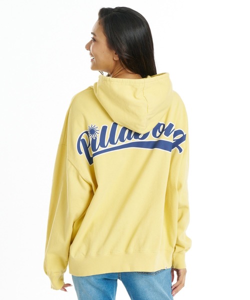 BILLABONG（ビラボン）の「BILLABONG ウィメンズ SURF CAMP HERITAGE PULL HOODIE パーカー 【2026年秋冬モデル】/ビラボンバックプリントフーディー(セットアップタイプ可能)（パーカー・レディース・イエロー系その他/ブルー系その他/エメラルド・MEDIUM）」の19枚目の写真