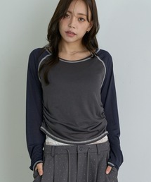 シアーラグランTシャツ