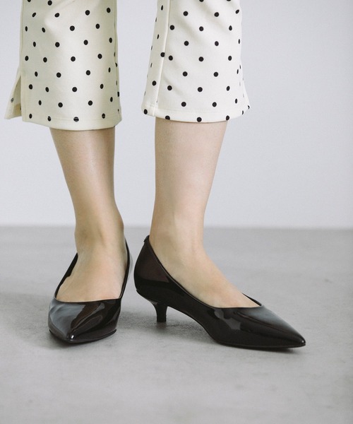SLACK(スラック)の「【クレッシェンド】ポインテッドパンプス(パンプス・レディース・ブラック/ブラック系・22.5cm/24.0cm/23.5cm/23.0cm/24.5cm)」の1枚目の写真