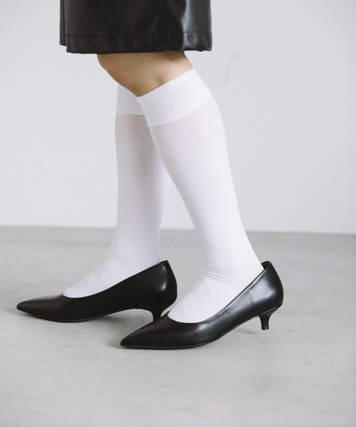 SLACK(スラック)の「【クレッシェンド】ポインテッドパンプス(パンプス・レディース・ブラック/ブラック系・22.5cm/24.0cm/23.5cm/23.0cm/24.5cm)」の2枚目の写真