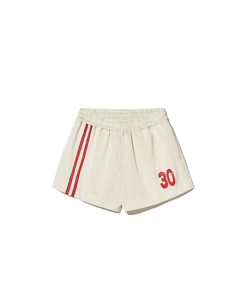 Kijun（キジュン）の「Kijun / Line Satin Shorts / 25PSW301A,25PSW301BKijun / Line Satin Shorts / 25PSW301A，25PSW301B 秋服 冬服（その他パンツ・レディース・ブラック/アイボリー・M）」の2枚目の写真