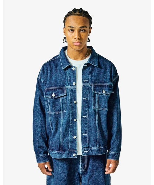 KEBOZ(ケボズ)の「KS DENIM JACKET(デニムジャケット・メンズ・ブラック/ブルー・M/L/XL/2XL)」の2枚目の写真