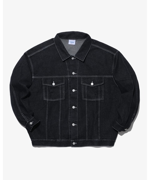 KEBOZ(ケボズ)の「KS DENIM JACKET(デニムジャケット・メンズ・ブラック/ブルー・M/L/XL/2XL)」の1枚目の写真
