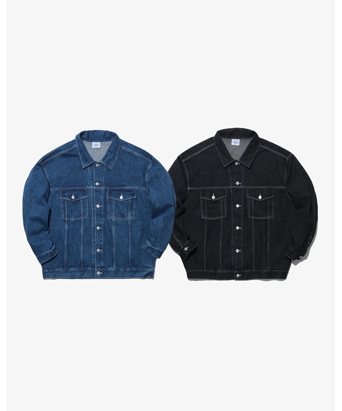 KEBOZ(ケボズ)の「KS DENIM JACKET(デニムジャケット・メンズ・ブラック/ブルー・M/L/XL/2XL)」の7枚目の写真