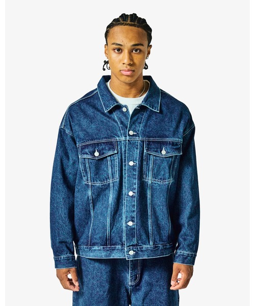 KEBOZ(ケボズ)の「KS DENIM JACKET(デニムジャケット・メンズ・ブラック/ブルー・M/L/XL/2XL)」の3枚目の写真