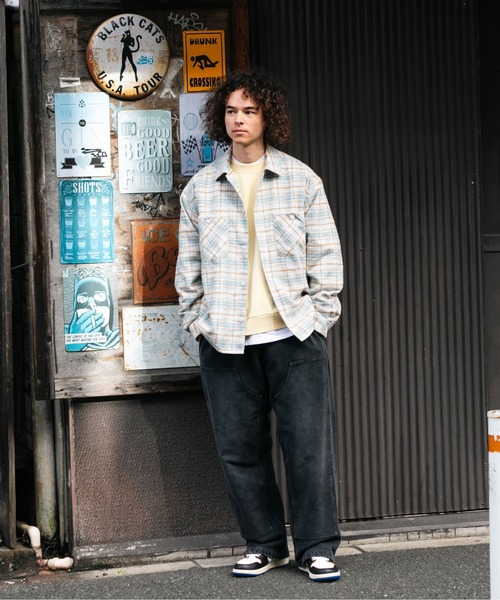 UNION(UNION TOKYO)(ユニオン)の「UNION TOKYO HOMESTEAD FLANNEL SHIRT ユニオントーキョー シャツ(シャツ/ブラウス・メンズ・ホワイト×ブルー/レッド・XL/L/M/S)」の9枚目の写真