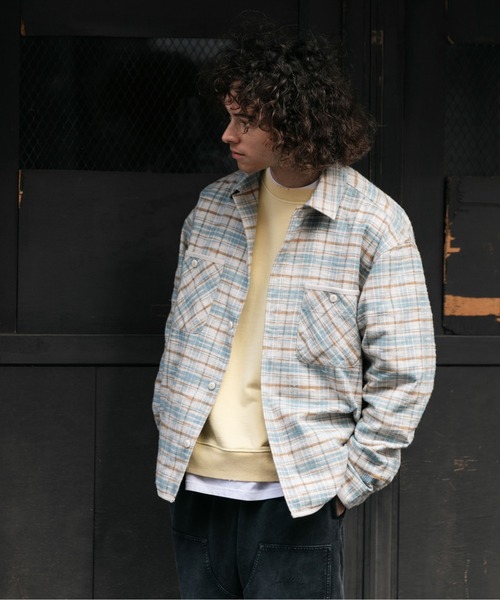 UNION(UNION TOKYO)(ユニオン)の「UNION TOKYO HOMESTEAD FLANNEL SHIRT ユニオントーキョー シャツ(シャツ/ブラウス・メンズ・ホワイト×ブルー/レッド・XL/L/M/S)」の10枚目の写真