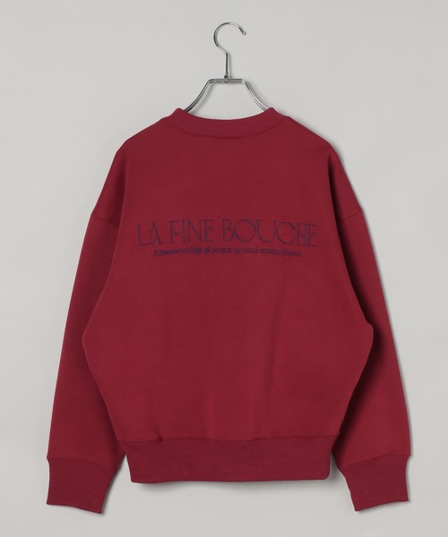 A part by(アパートバイ)の「【LA FINE BOUCHEコラボ】ロゴショートスウェット(スウェット・レディース・グリーン系その他5/レッド系その他6/ライトグレー・FREE)」の9枚目の写真