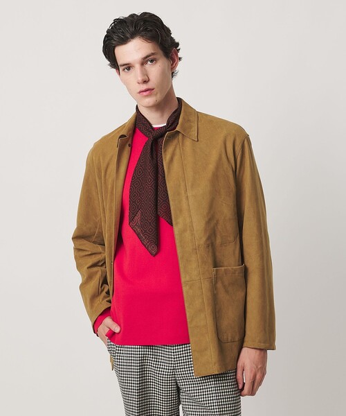UNITED ARROWS(ユナイテッドアローズ)の「スエーディー カバーオール(カバーオール・メンズ・ブラウン系・L/S/M/XL)」の1枚目の写真