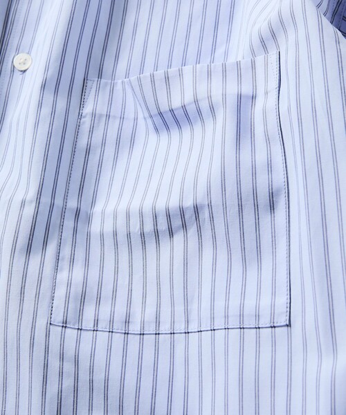 FREAK'S STORE(フリークスストア)の「限定展開 REGULAR COLLAR BOX CUT STRIPE SHIRT(シャツ/ブラウス・メンズ・サックスブルー/ブラウン/ホワイト/ブラック・LARGE/MEDIUM/SMALL)」の8枚目の写真