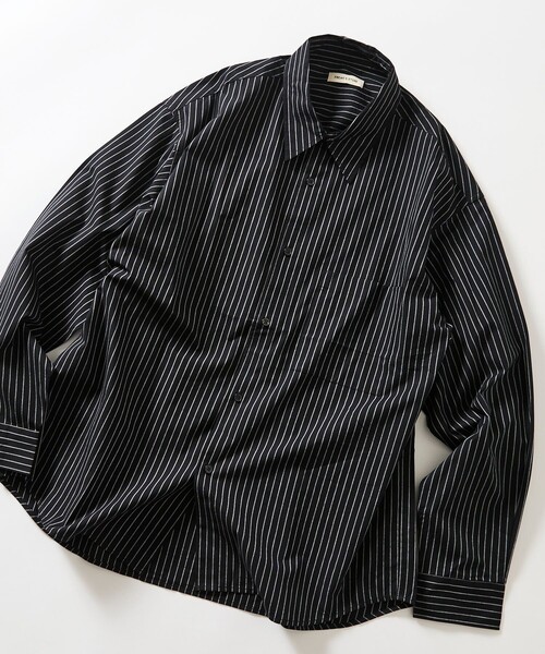 FREAK'S STORE(フリークスストア)の「限定展開 REGULAR COLLAR BOX CUT STRIPE SHIRT(シャツ/ブラウス・メンズ・サックスブルー/ブラウン/ホワイト/ブラック・LARGE/MEDIUM/SMALL)」の16枚目の写真