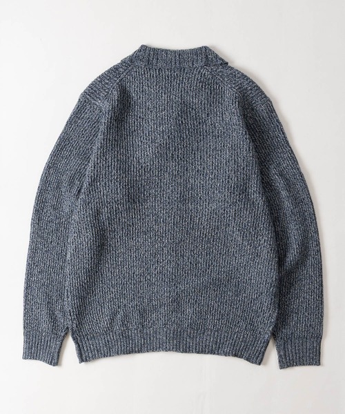JOHN'S CLOSET(ジョンズクローゼット)の「【18】〔U.S.POLO ASSN/ユーエスポロアッスン〕メランジニット ポロカーディガン ユニセックス/メンズ/レディース(カーディガン/ボレロ・メンズ・ブラック/ネイビー/ブラウン/ブルー/アイボリー/ワインレッド・MEDIUM/LARGE)」の9枚目の写真
