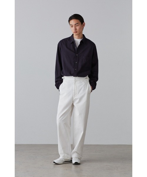 Y（ワイ）の「Ｙ / ORGANIC COTTON CHINO ADJUSTER TR（その他パンツ・メンズ・ネイビー/ホワイト・SMALL/MEDIUM）」の4枚目の写真
