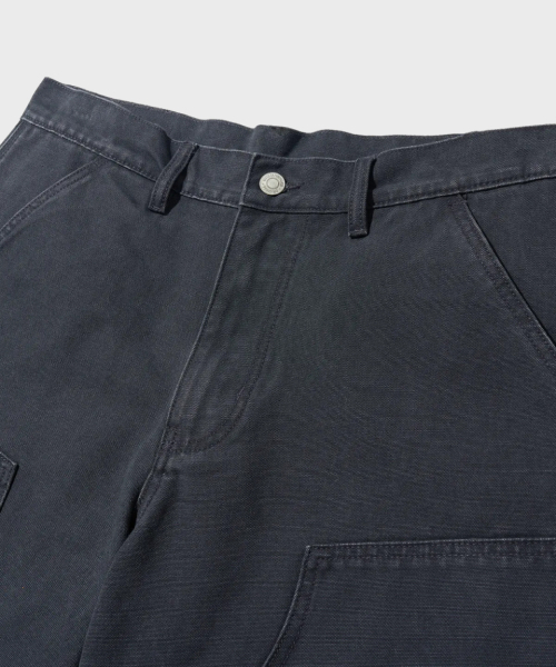 OUTSTANDING(アウトスタンディング)の「CANVAS CARPENTER DOUBLE KNEE SHORTS_CHARCOAL(その他パンツ・メンズ・その他・S/M/L)」の3枚目の写真