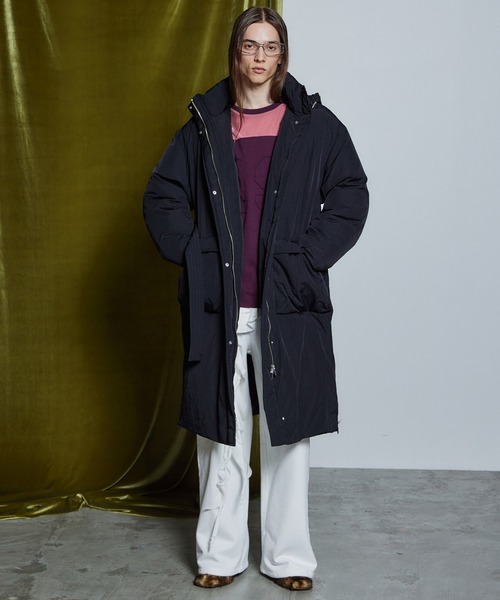 MAISON SPECIAL(メゾンスペシャル)の「【26WINTER PRE-ORDER】Multi-Fabric Long Down Coat/マルチファブリックロングダウン(ダウンジャケット/コート・レディース・ブラック/グレー/マルチ・FREE)」の1枚目の写真