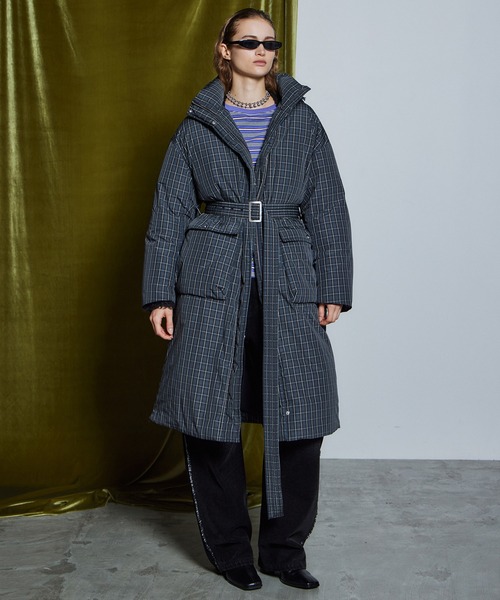 MAISON SPECIAL(メゾンスペシャル)の「【26WINTER PRE-ORDER】Multi-Fabric Long Down Coat/マルチファブリックロングダウン(ダウンジャケット/コート・レディース・ブラック/グレー/マルチ・FREE)」の14枚目の写真