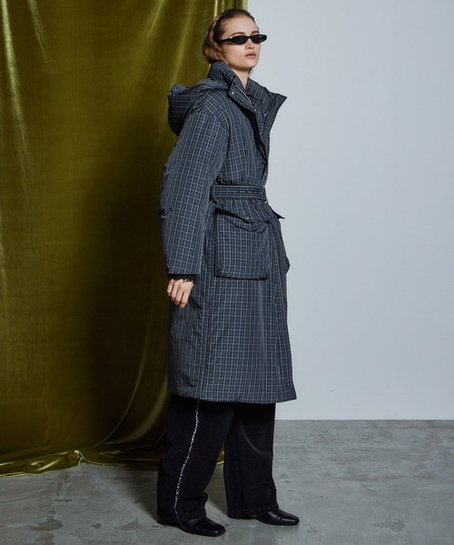 MAISON SPECIAL(メゾンスペシャル)の「【26WINTER PRE-ORDER】Multi-Fabric Long Down Coat/マルチファブリックロングダウン(ダウンジャケット/コート・レディース・ブラック/グレー/マルチ・FREE)」の16枚目の写真