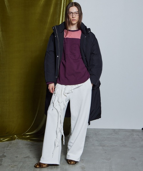 MAISON SPECIAL(メゾンスペシャル)の「【26WINTER PRE-ORDER】Multi-Fabric Long Down Coat/マルチファブリックロングダウン(ダウンジャケット/コート・レディース・ブラック/グレー/マルチ・FREE)」の11枚目の写真