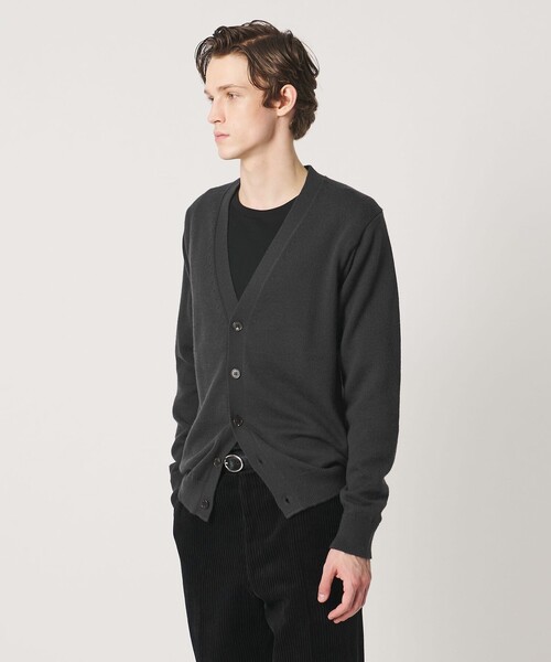 UNITED ARROWS(ユナイテッドアローズ)の「YAMAGATA ミドルゲージ カーディガン(カーディガン/ボレロ・メンズ・オフホワイト/ネイビー/ダークグレー・S/L/XL/M)」の2枚目の写真