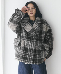 限定展開 Firsthand/ファーストハンド ボアチェックジャケット