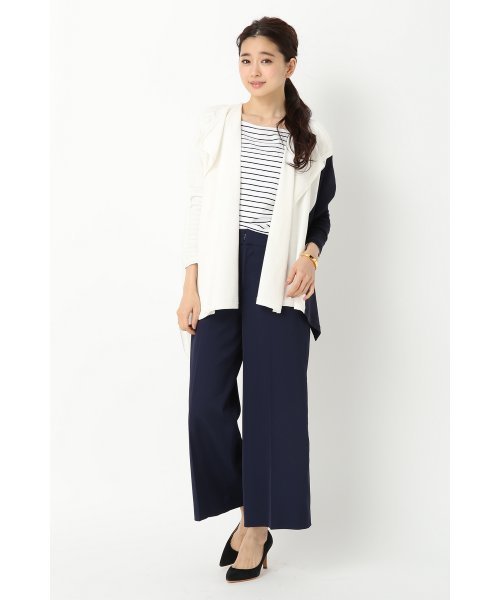 FIGARO Paris（フィガロパリ）の「バイカラー トッパーカーディガン◆（カーディガン/ボレロ・レディース・ホワイト/ネイビー・FREE）」の7枚目の写真
