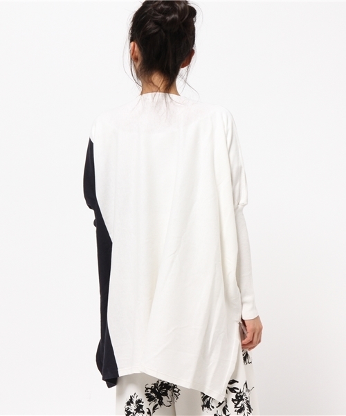 FIGARO Paris（フィガロパリ）の「バイカラー トッパーカーディガン◆（カーディガン/ボレロ・レディース・ホワイト/ネイビー・FREE）」の11枚目の写真