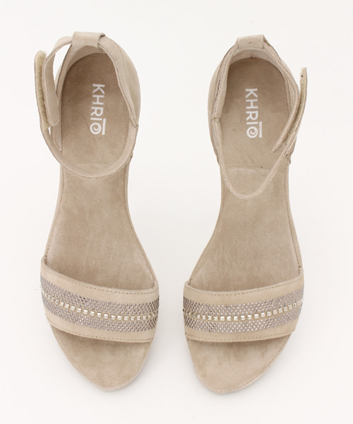 KHRIO（クーリオ）の「アンクルストラップサンダル（サンダル・レディース・サンドベージュ/ブルー/ライトグレー・35/39/37/38/36）」の7枚目の写真