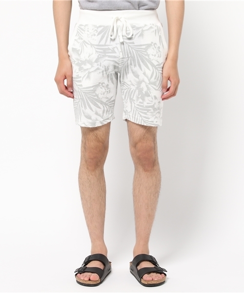 VENCEEXCHANGE（ヴァンスエクスチェンジ）の「裏毛花柄ショーツ（その他パンツ・メンズ・オフホワイト/ネイビー・LARGE/MEDIUM）」の5枚目の写真