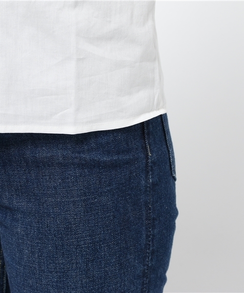 IEDIT（イディット）の「ララ・ステラ　一枚で華やぐシアーパフスリーブのビジュー付きフェミニンブラウス　（シャツ/ブラウス・レディース・ホワイト/ネイビー・MEDIUM/LARGE/SMALL/X-LARGE/XX-LARGE）」の18枚目の写真