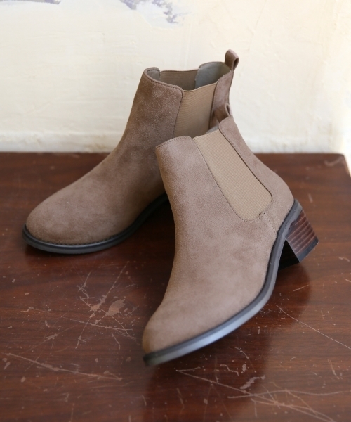 GLOBAL WORK（グローバルワーク）の「サイドゴアブーツ/726548（ブーツ・レディース・ブラック系その他/ベージュ/ブラウン/ブラック・SMALL/LARGE/MEDIUM）」の4枚目の写真