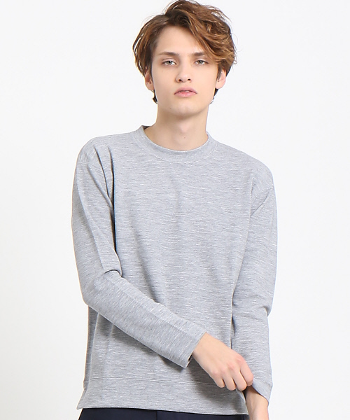 ABAHOUSE（アバハウス）の「リップルオーバーサイズスウェット（スウェット・メンズ・ブラウン/ブラック/グレー/オフホワイト・46/44/48）」の4枚目の写真