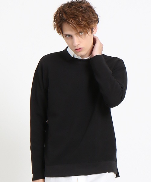 ABAHOUSE（アバハウス）の「リップルオーバーサイズスウェット（スウェット・メンズ・ブラウン/ブラック/グレー/オフホワイト・46/44/48）」の3枚目の写真