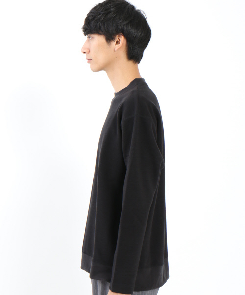 ABAHOUSE（アバハウス）の「リップルオーバーサイズスウェット（スウェット・メンズ・ブラウン/ブラック/グレー/オフホワイト・46/44/48）」の8枚目の写真