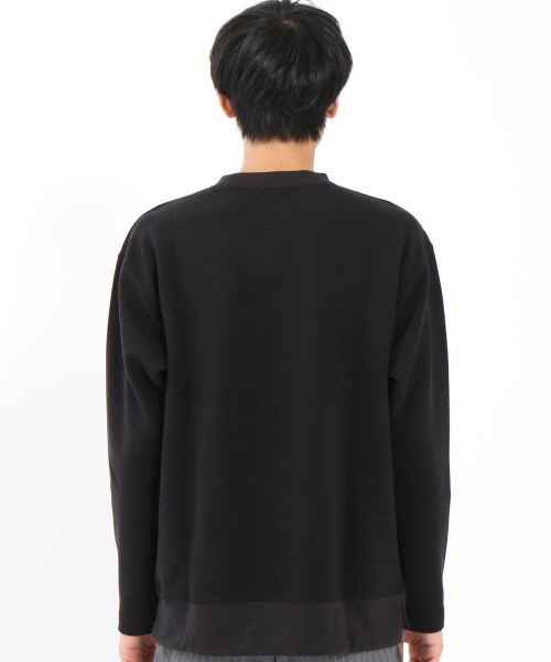 ABAHOUSE（アバハウス）の「リップルオーバーサイズスウェット（スウェット・メンズ・ブラウン/ブラック/グレー/オフホワイト・46/44/48）」の7枚目の写真