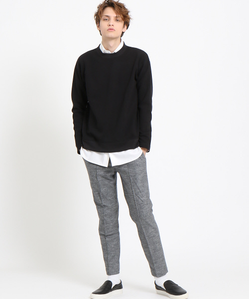 ABAHOUSE（アバハウス）の「リップルオーバーサイズスウェット（スウェット・メンズ・ブラウン/ブラック/グレー/オフホワイト・46/44/48）」の12枚目の写真