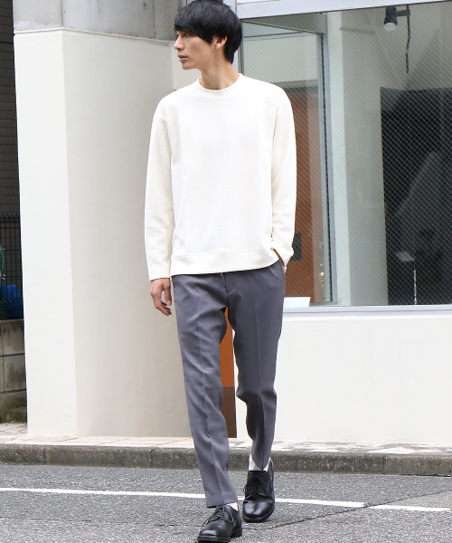 ABAHOUSE（アバハウス）の「リップルオーバーサイズスウェット（スウェット・メンズ・ブラウン/ブラック/グレー/オフホワイト・46/44/48）」の16枚目の写真