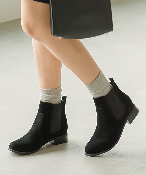 Re:EDIT（リエディ）の「[リエディ]サイドゴアショートブーツ[リエディオリジナル]シューズ/ブーツ/ショートブーツ（ブーツ・レディース・ダークブラウン/ブラック系その他/ダークブラック/ブラック・XX-LARGE/LARGE/SMALL/X-LARGE/MEDIUM）」の14枚目の写真