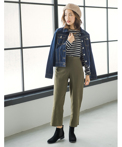 Re:EDIT（リエディ）の「[リエディ]サイドゴアショートブーツ[リエディオリジナル]シューズ/ブーツ/ショートブーツ（ブーツ・レディース・ダークブラウン/ブラック系その他/ダークブラック/ブラック・XX-LARGE/LARGE/SMALL/X-LARGE/MEDIUM）」の16枚目の写真