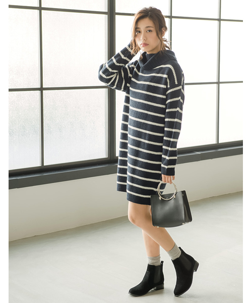 Re:EDIT（リエディ）の「[リエディ]サイドゴアショートブーツ[リエディオリジナル]シューズ/ブーツ/ショートブーツ（ブーツ・レディース・ダークブラウン/ブラック系その他/ダークブラック/ブラック・XX-LARGE/LARGE/SMALL/X-LARGE/MEDIUM）」の10枚目の写真