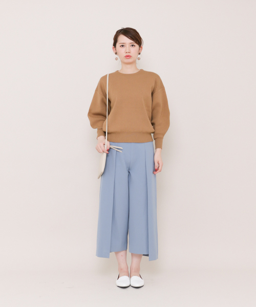 SENSE OF PLACE by URBAN RESEARCH（センスオブプレイスバイアーバンリサーチ）の「ボリュームスリーブセーター（ニット/セーター・レディース・キャメル/カーキ/オフホワイト・FREE）」の19枚目の写真